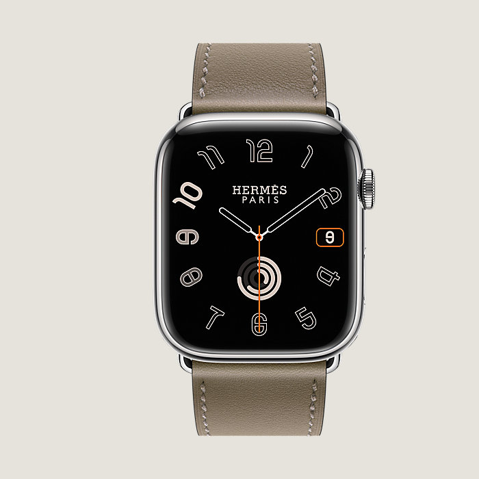 Band Apple Watch Hermès Single Tour 45 mm | Hermès USA